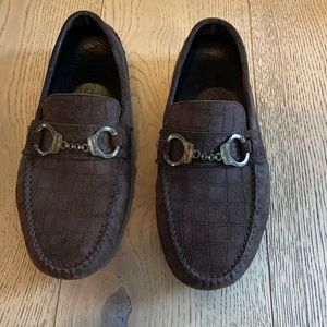 Suede Jimmy Choo loafers